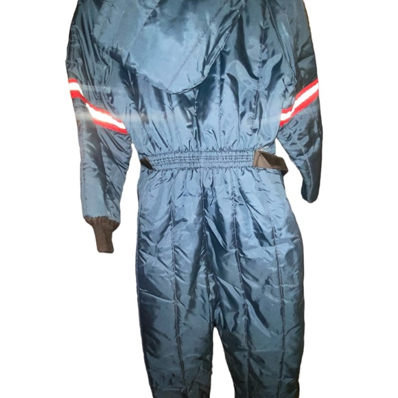 Vtg 1970s JC Penny Snowmobile Snowsuit Jumpsuit Coveralls 70s Womens 12-14 - Picture 5 of 9